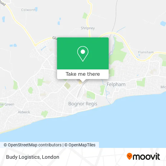 Budy Logistics map