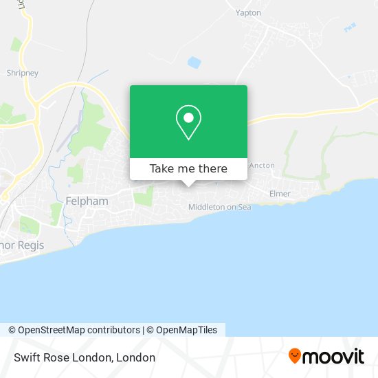 Swift Rose London map