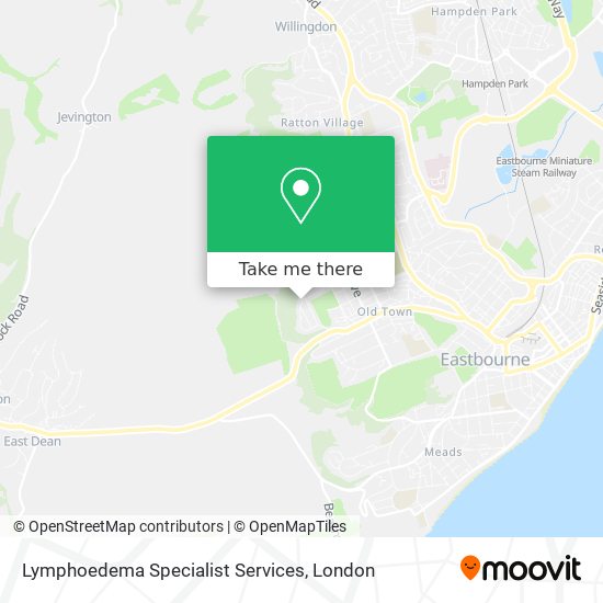 Lymphoedema Specialist Services map