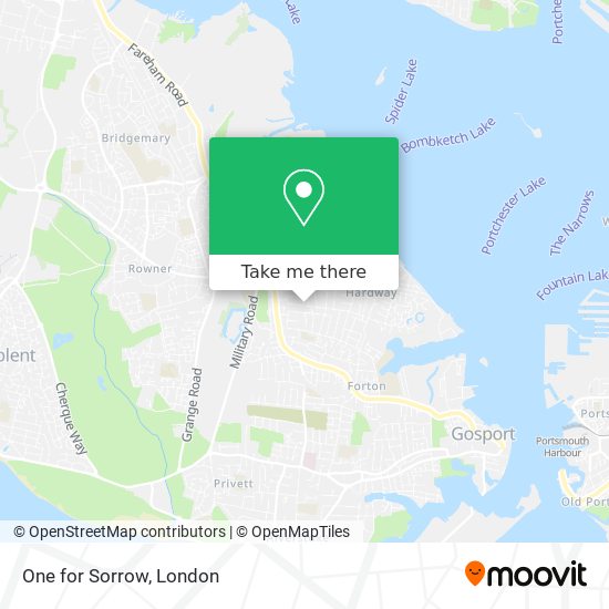 One for Sorrow map