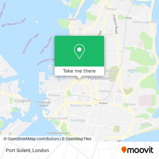 Port Solent map