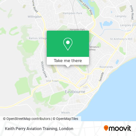 Keith Perry Aviation Training map