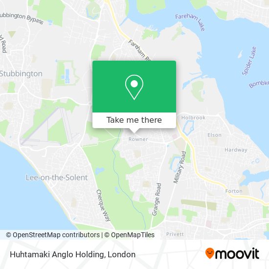 Huhtamaki Anglo Holding map