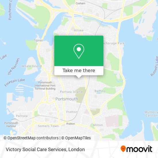 Victory Social Care Services map