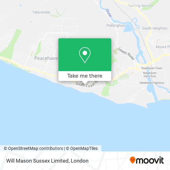 Will Mason Sussex Limited map