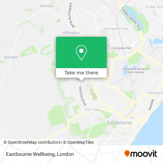 Eastbourne Wellbeing map