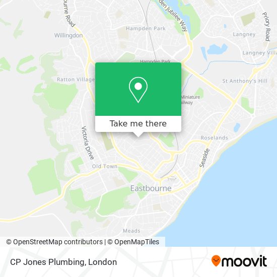 CP Jones Plumbing map