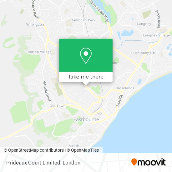 Prideaux Court Limited map