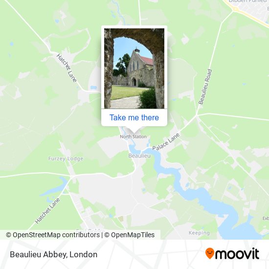 Beaulieu Abbey map