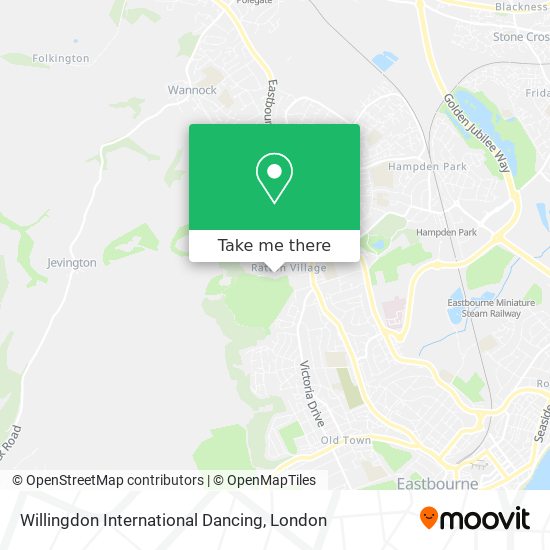 Willingdon International Dancing map