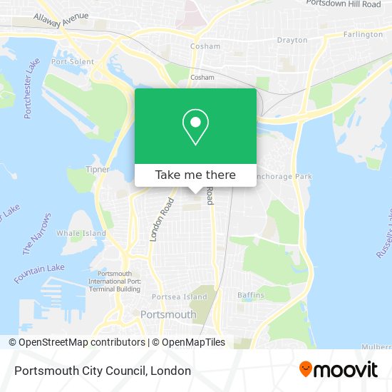 Portsmouth City Council map