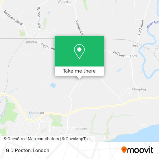 G D Poston map
