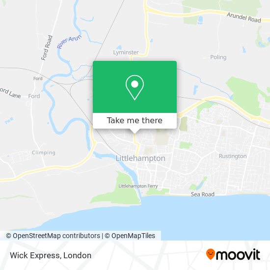 Wick Express map
