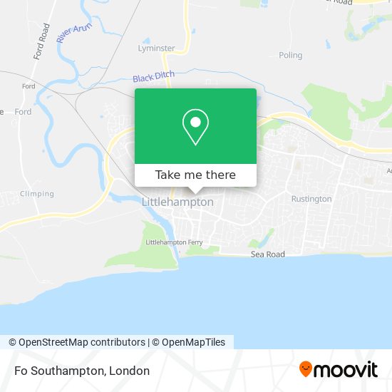 Fo Southampton map