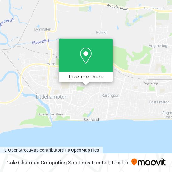 Gale Charman Computing Solutions Limited map
