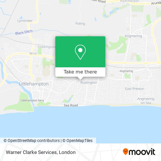 Warner Clarke Services map