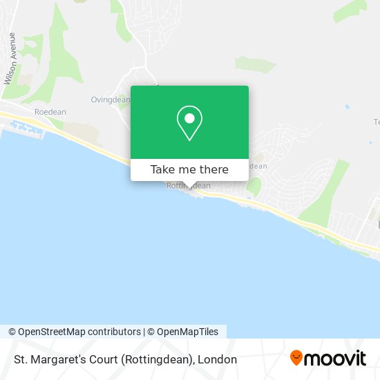 St. Margaret's Court (Rottingdean) map