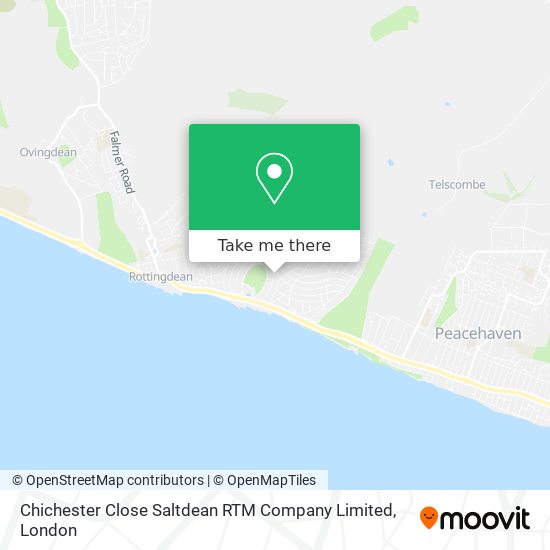 Chichester Close Saltdean RTM Company Limited map