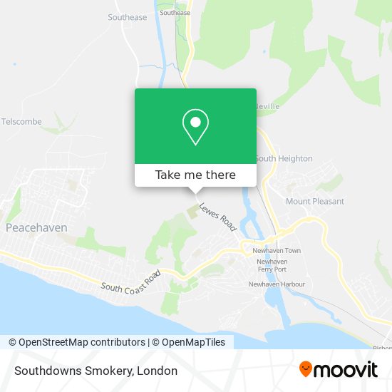 Southdowns Smokery map