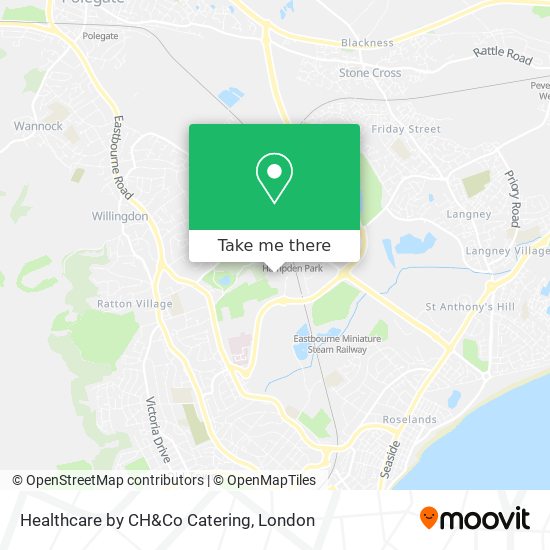 Healthcare by CH&Co Catering map