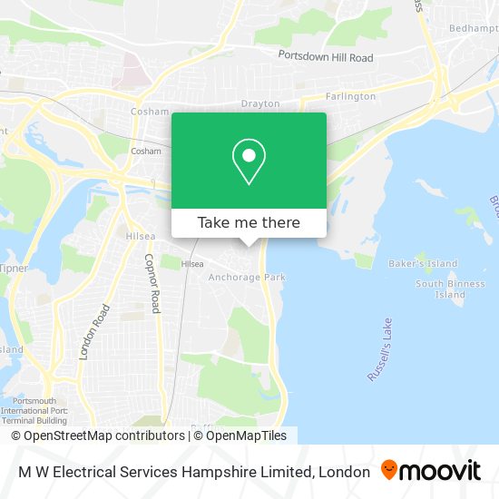 M W Electrical Services Hampshire Limited map
