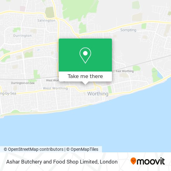 How to get to Ashar Butchery and Food Shop Limited in Worthing by