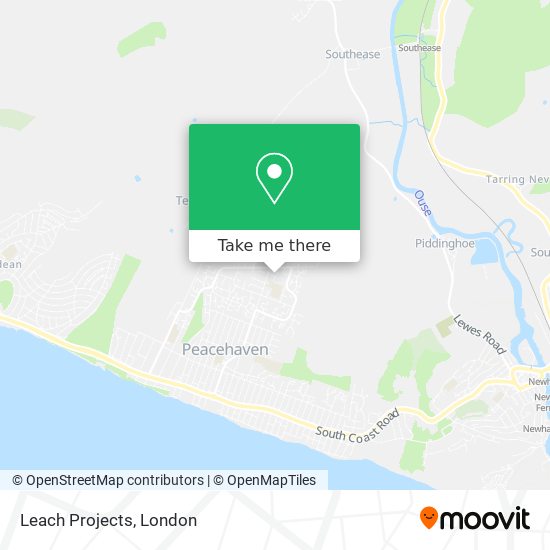 Leach Projects map