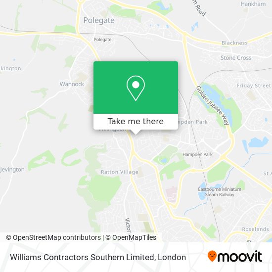 Williams Contractors Southern Limited map