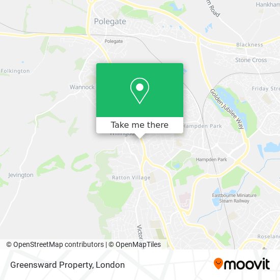 Greensward Property map