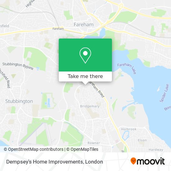Dempsey's Home Improvements map