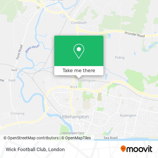 Wick Football Club map