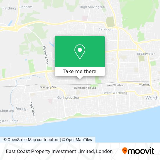 East Coast Property Investment Limited map
