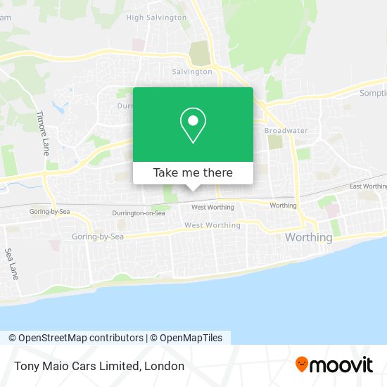 Tony Maio Cars Limited map