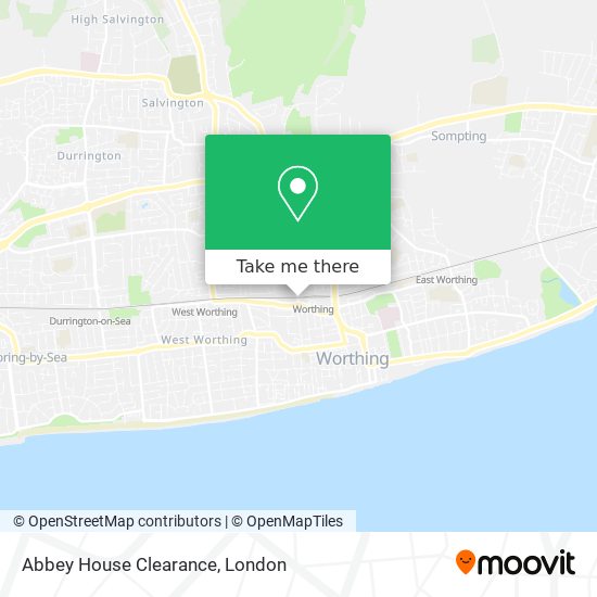 Abbey House Clearance map