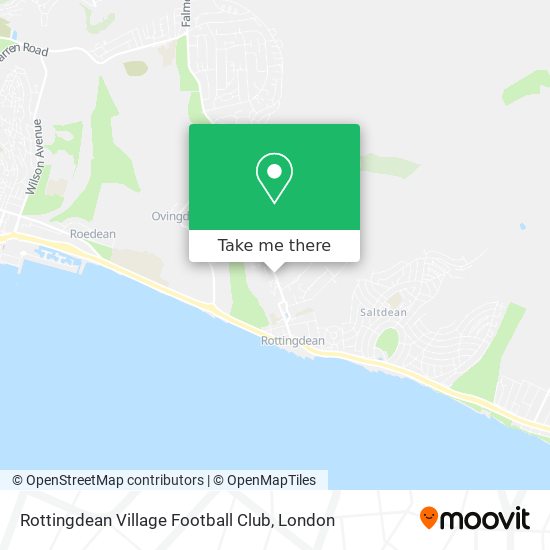 Rottingdean Village Football Club map