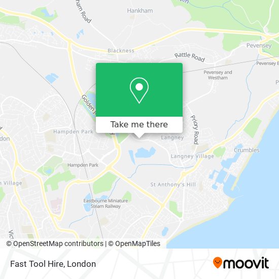 Fast Tool Hire map