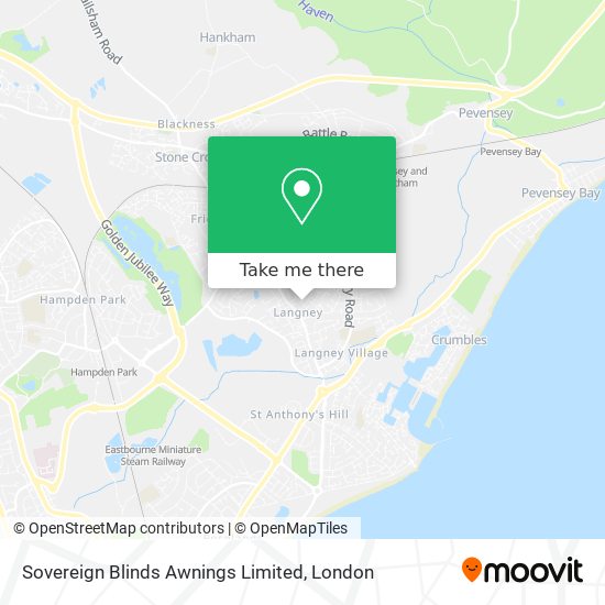Sovereign Blinds Awnings Limited map