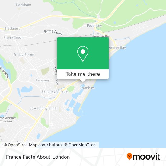 France Facts About map