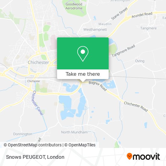 Snows PEUGEOT map