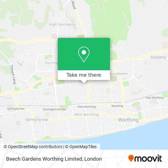 Beech Gardens Worthing Limited map