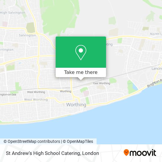 St Andrew's High School Catering map