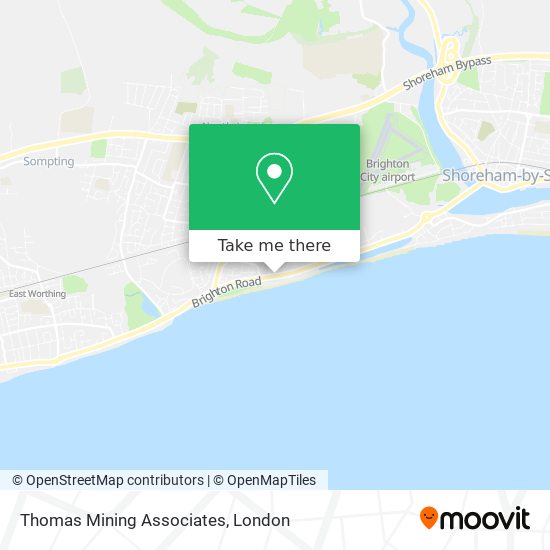 Thomas Mining Associates map