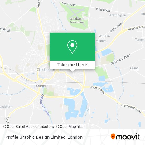 Profile Graphic Design Limited map