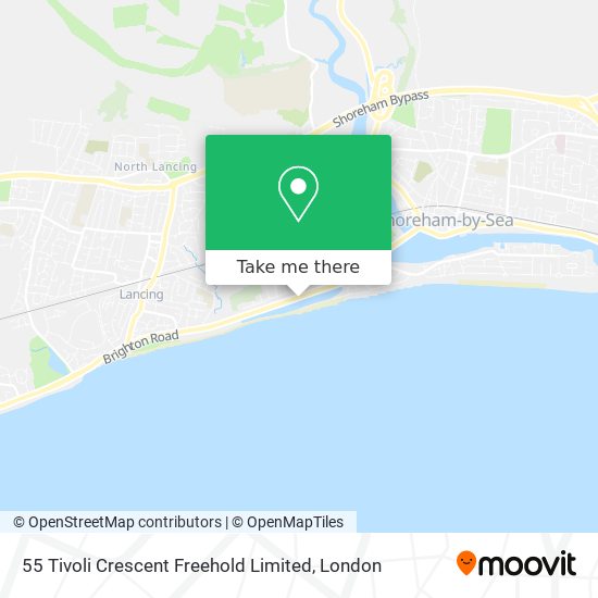 55 Tivoli Crescent Freehold Limited map