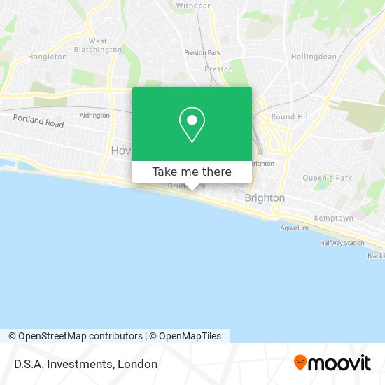 D.S.A. Investments map