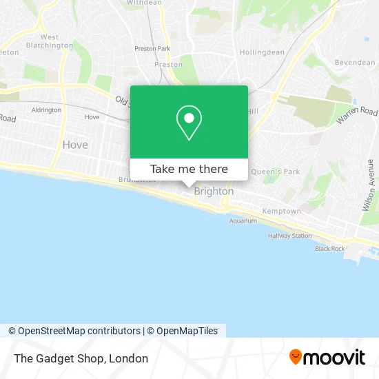 The Gadget Shop map