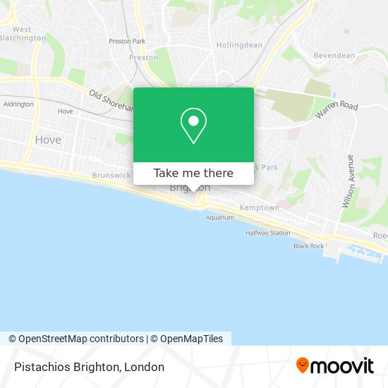 Pistachios Brighton map