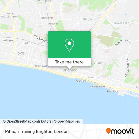 Pitman Training Brighton map