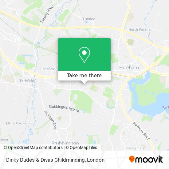 Dinky Dudes & Divas Childminding map