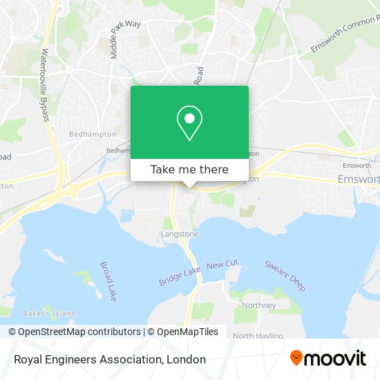 Royal Engineers Association map
